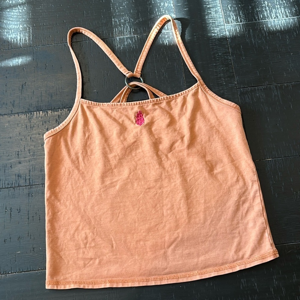 Free People Movement Stone Washed Strappy Tank Top Medium